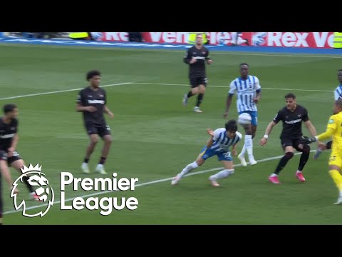 Kaoru Mitoma makes it 2-2 for Brighton against West Ham Premier