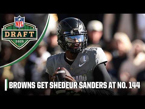 🚨 BREAKING 🚨 Cleveland Browns pick Colorado QB Shedeur Sanders with the 144th pick | NFL Draft