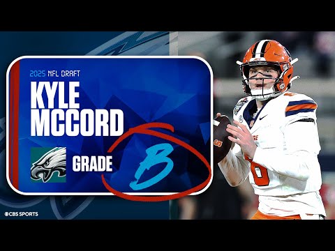 2025 NFL Draft Grades: Eagles receive ‘B’ for selecting QB Kyle McCord at No. 181 overall