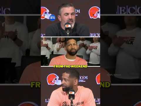 Andrew Berry & Kevin Stefanski were asked about the reaction after drafting Shedeur Sanders #shorts