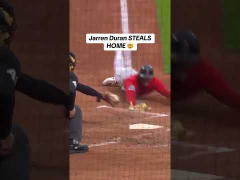 Speedy Duran 💨 #mlb #stolenbase #steal #base #baseball #redsox #jarrenduran