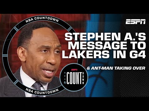 LAKERS IN TROUBLE⁉😬 Stephen A. wants MORE from Luka Doncic + Ant-Man’s dominance | NBA Countdown