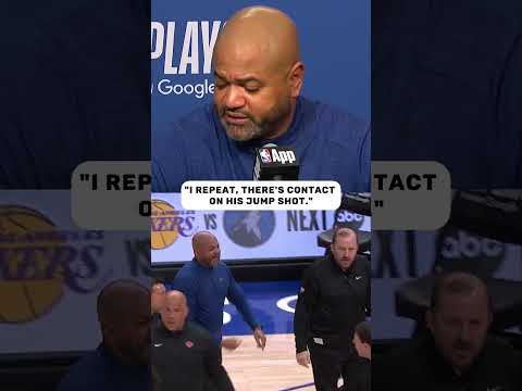 J.B. Bickerstaff wasn’t happy with the no-call on Tim Hardaway Jr.’s game-winning shot attempt 🗣️