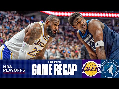 Anthony Edwards leads Timberwolves past Lakers in Game 4 thriller, take 3-1 series lead | Game Recap