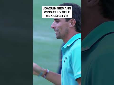 Joaquin Niemann WINS at LIV Golf Mexico City!!! 🙌 #liv #golf #golfer #golfswing #niemann