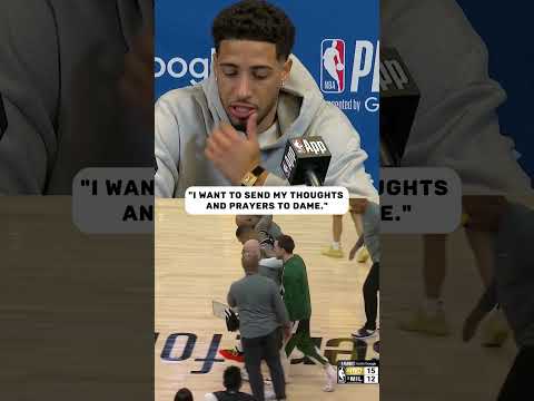 Tyrese Haliburton on Damian Lillard’s injury 🙏