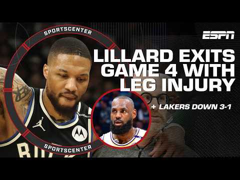 What Damian Lillard’s injury means for the Bucks + Is the series over for the Lakers? | SportsCenter