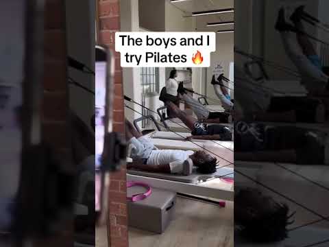 Linked up at Pilates ๐๐ (via @kkkhadim/TT)