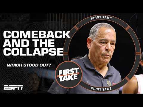 More about Florida’s COMEBACK or Houston’s COLLAPSE? 🤨 Debating the Championship Game 🏀 | First Take