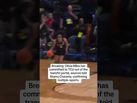 Olivia Miles joins TCU after deciding to forgo the 2025 WNBA Draft 👀