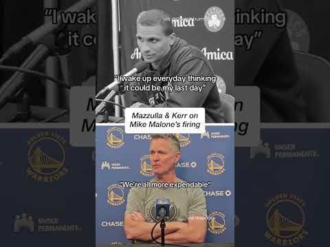 Kerr and Mazzulla are the only coaches to win an NBA title in the last 6 seasons and not get fired