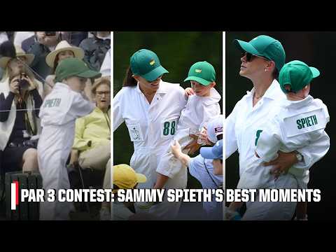 CUTENESS COMPILATION 🥹 Jordan Spieth’s son, Sammy Spieth’s best Par 3 Contest moments | Masters 2025