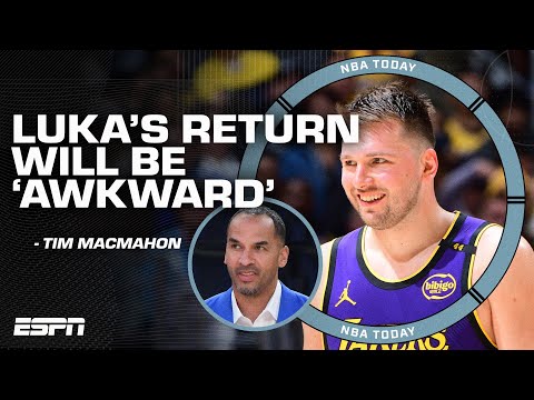 Luka Doncic’s RETURN to Dallas 👀 It’ll be ‘awkward & emotional’ – Tim MacMahon | NBA Today