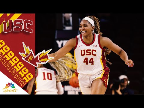 Highlights: Kiki Iriafen’s best moments from USC’s historic 2024-25 season | Big Ten on NBC
