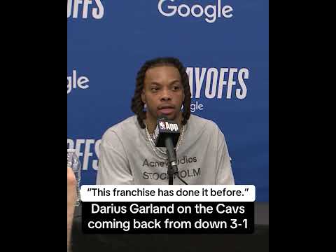 Darius Garland says Cleveland has comeback before 👀
