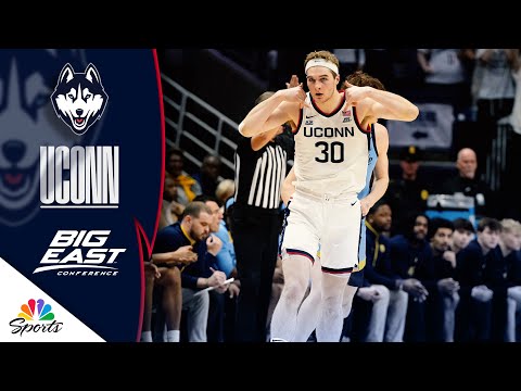 Liam McNeeley Highlights: Top moments from UConn’s 2024-25 season | Big East Basketball on NBC