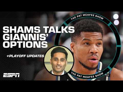 Shams Charania talks Giannis’ future 👀 NBA Playoffs, NBA Draft Lottery & more | The Pat McAfee Show