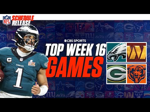 Eagles vs. Commanders, Packers vs. Bears on Saturday slate for Week 16 | NFL Schedule Release