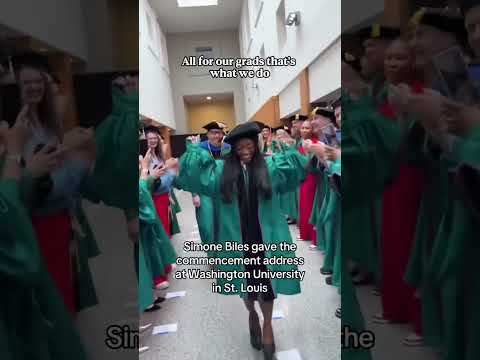 Simone Biles received an honorary doctorate 😮💨 (via @Washington/IG)