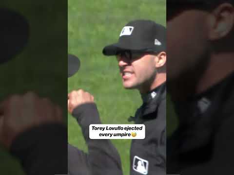 Torey Lovullo ejected every umpire 😂😅 #MLB #Diamondbacks