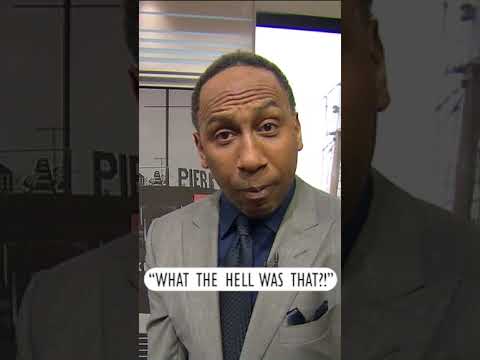 Stephen A. is SO DISGUSTED with his Knicks 😒