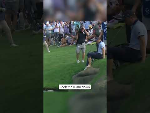 Justin Thomas would wind up two-putting for bogey. #shorts