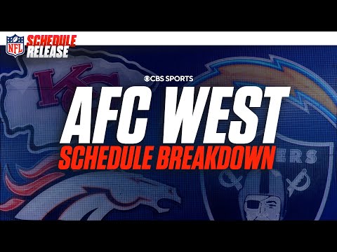 2025 NFL schedule predictions for EVERY TEAM in the AFC West