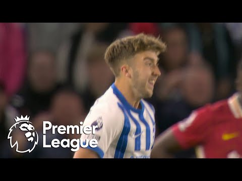 Jack Hinshelwood powers Brighton 3-2 ahead of Liverpool | Premier League | NBC Sports