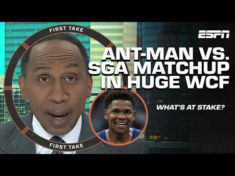Stephen A. REASSURES Ant-Man ‘DOES WANT THAT SMOKE’ 💨 What are the WCF stakes? 👀 | First Take