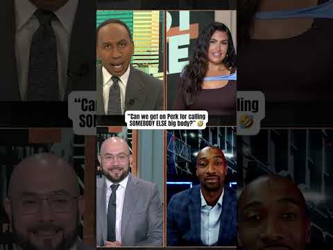 Perk was catching strays from Stephen A. 🤣