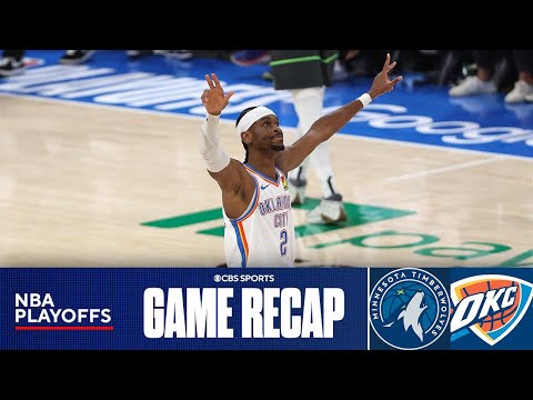 Thunder surge in 2nd half to take 1-0 series lead | Western Conference Finals Game 1 Recap