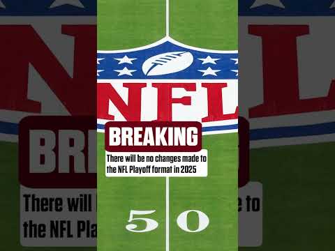 The NFL Playoff format will remain the same in 2025 #nfl #shorts