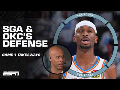 Shai was OUTSTANDING & the Thunder defense was AMAZING 👏 Richard Jefferson on Game 1 | NBA Today