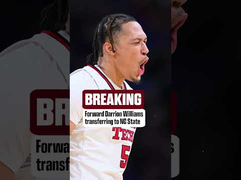 Darrion Williams will join new NC State Head Coach Will Wade for the upcoming season #shorts