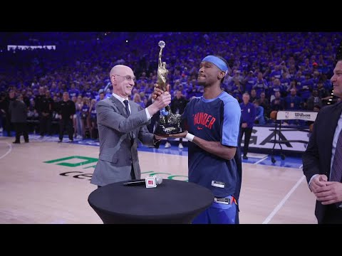Shai Gilgeous-Alexander receives the 2024-25 NBA MVP award | NBA on ESPN