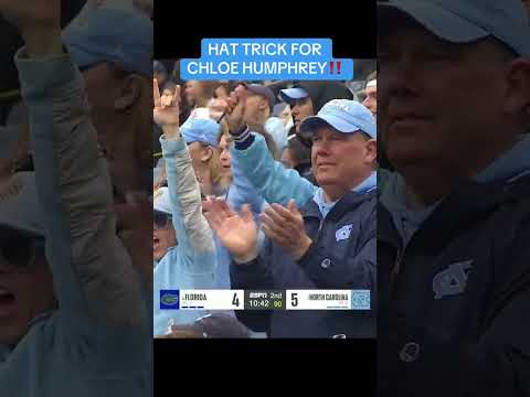 Chloe Humphrey scored 3️⃣ straight goals for North Carolina 🔥