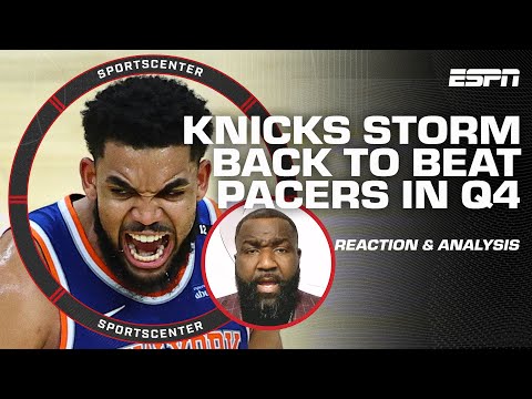 REACTION TO Knicks vs. Pacers ECF Game 4 💥 ‘KAT ANSWERED THE CALL!’ – Perk | SportsCenter