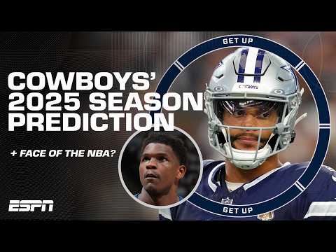 🏀 THE CROSSOVER 🏈 Anthony Edwards CROWNED too soon? + Cowboys MAKE playoffs in 2025?! | Get Up