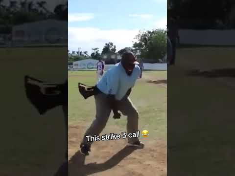 Ump was feeling it 😂 #shorts