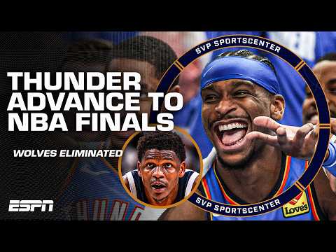 FULL REACTION 🔥 Thunder eliminate Timberwolves & advance to the NBA Finals | SC with SVP