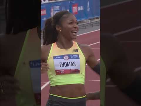 In Lane Eight, Gabby Thomas ATE🔥👟🍽️