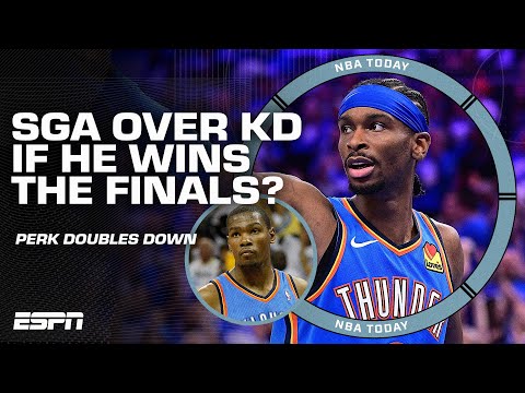 Kendrick Perkins DOUBLES DOWN on SGA being the GREATEST Thunder player ever if they win it all 👀