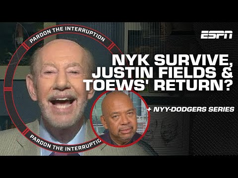 Knicks force Game 6, Justin Fields is optimistic for the Jets & Yankees-Dodgers significance 👀 | PTI