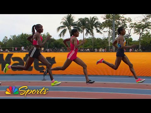 Agnes Jebet Ngetich digs DEEP for 3000m PR, Grand Slam Miami long distance title | NBC Sports
