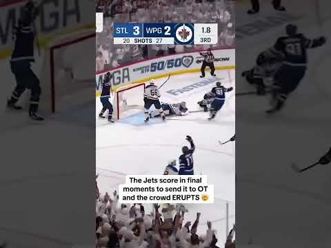 PLAYOFF ATMOSPHERE ๐ฅ #jets #nhl #shorts