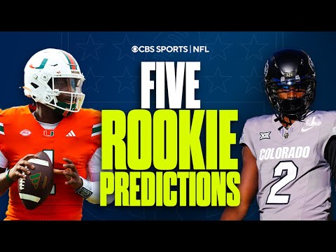 5 NFL rookie bold predictions for this season: Shedeur Sanders WILL start for the Browns 🤔