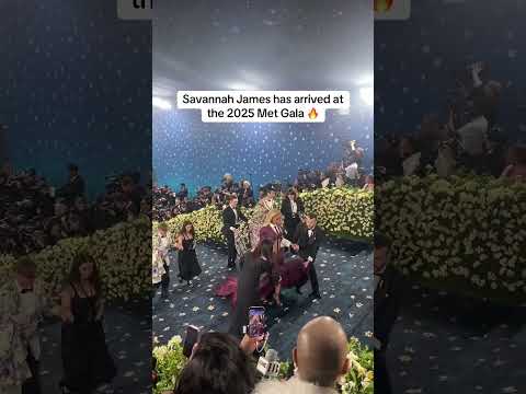 Savannah James is stepping at the Met Gala 🔥