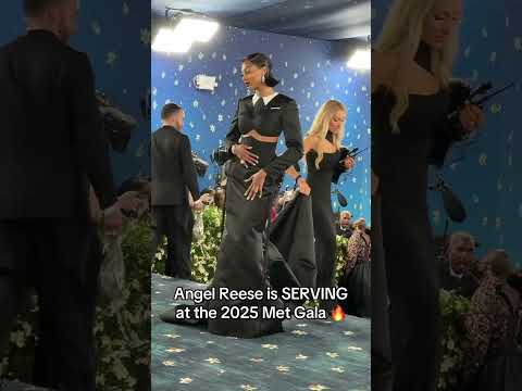Angel Reese’s outfit for the #MetGala ๐ฅ