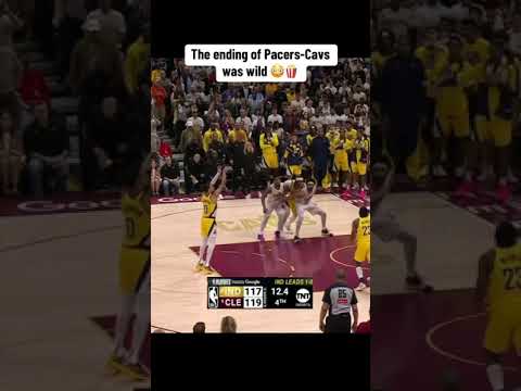 The end of Pacers-Cavs Game 2 🍿