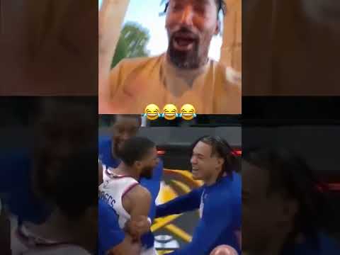 JR Smith’s reaction to the Knicks winning Game 2 🔥😂 (via @teamswish/IG)